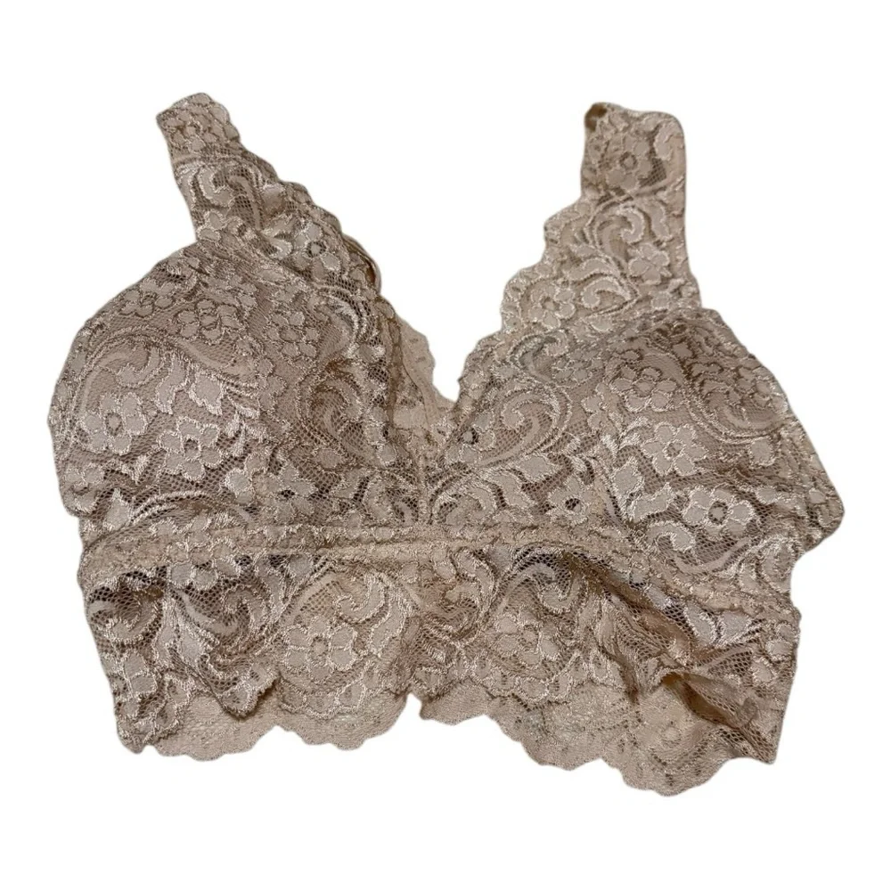 Smart & Sexy Floral Lace Bralette in Nude